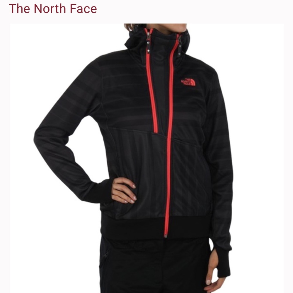 The North Face Women’s Thatch Asymmetrical Zip Hoodie Jacket. Sz S